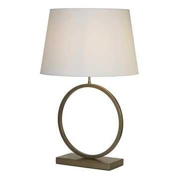 Searchlight - Lámpara de sobremesa ELEGANT 1xE27/60W/230V blanca