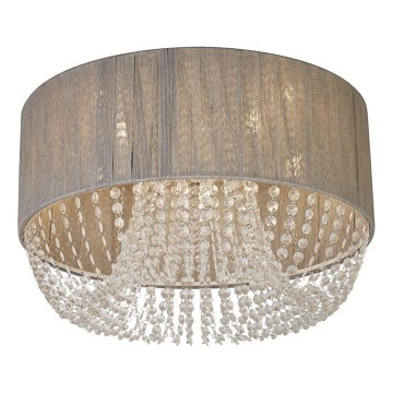 Searchlight - Lámpara de techo BELLANO 5xG9/7W/230V diámetro 50 cm gris