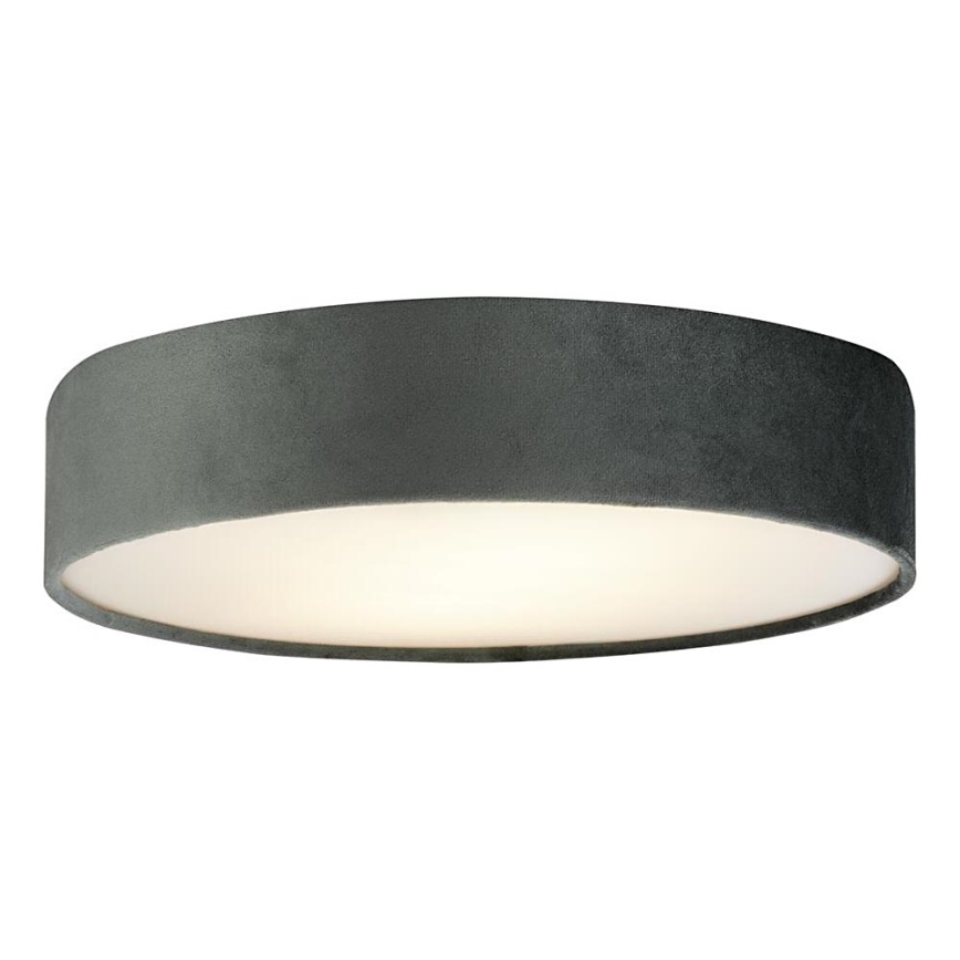 Searchlight - Lámpara de techo DRUM 3xE27/60W/230V, gris