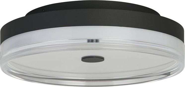 Searchlight - Lámpara de techo LED CYPRUS LED/29W/230V diámetro 40 cm negra