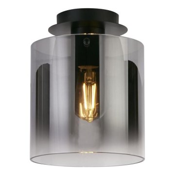 Searchlight - Lámpara de techo SWEDEN 1xE27/60W/230V Ø 22 cm negro/ahumado