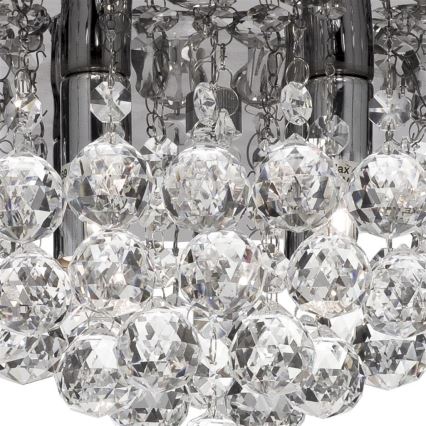 Searchlight - Plafón de cristal HANNA 4xG9/33W/230V