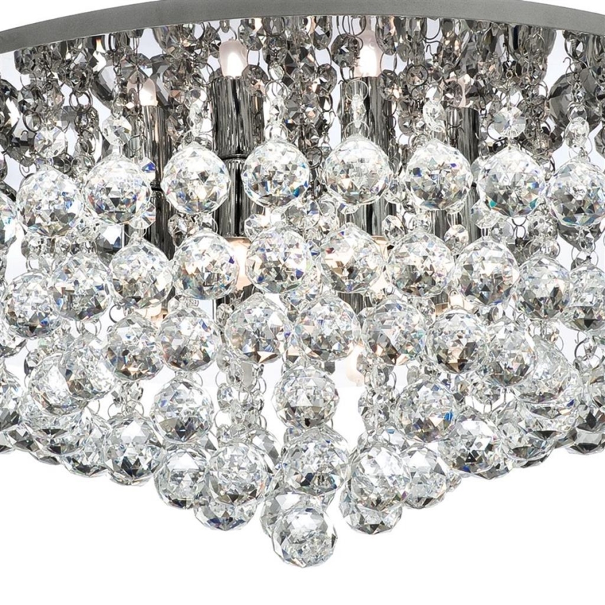 Searchlight - Plafón de cristal HANNA 8xG9/33W/230V