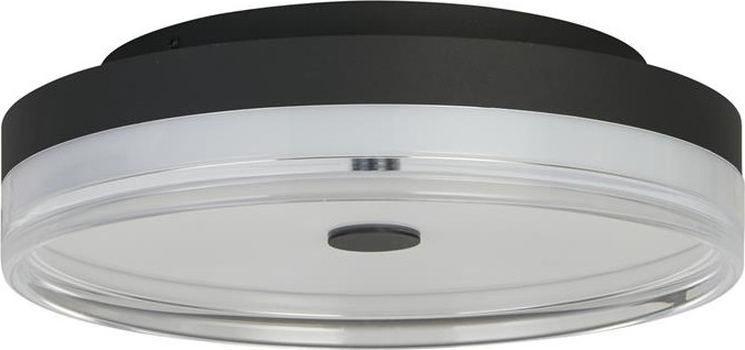 Searchlight - Plafón LED de techo CYPRUS LED/21W/230V Ø 30 cm negro