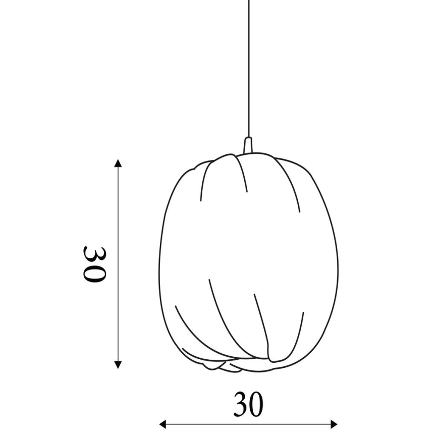 Searchlight - Pantalla SHADE B22 E14/E27, Ø 30 cm, color crema
