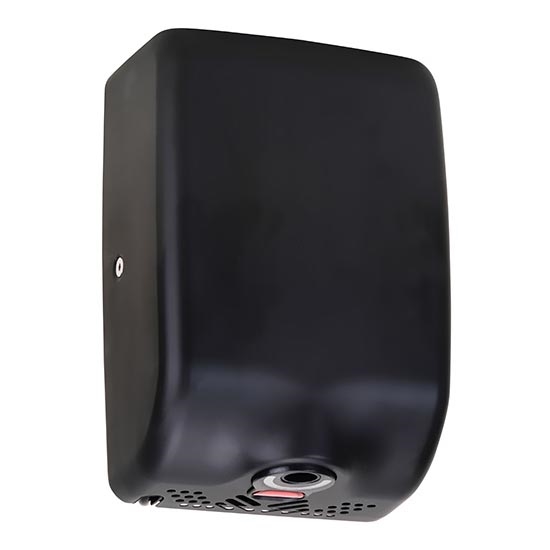 Secador de manos 17x25,5 cm negro