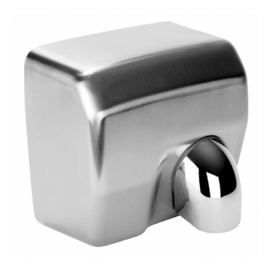 Secador de manos 27x24 cm acero inoxidable/plateado
