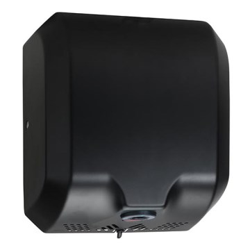Secador de manos 29,5x32 cm acero inoxidable/negro