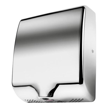 Secador de manos 29x32,5 cm acero inoxidable/plata