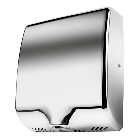 Secador de manos 29x32,5 cm acero inoxidable/plata