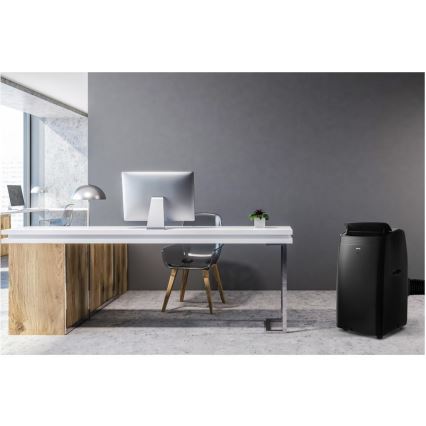 Sencor - Aire acondicionado móvil inteligente Incluye accesorios completos 900W/230V 9000 BTU Wi-Fi negro + control remoto
