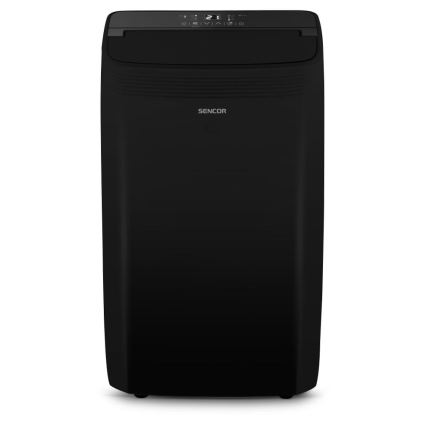Sencor - Aire acondicionado móvil inteligente Incluye accesorios completos 900W/230V 9000 BTU Wi-Fi negro + control remoto