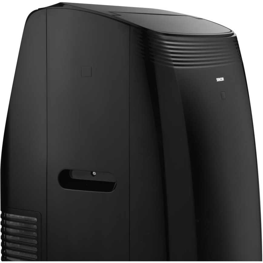 Sencor - Aire acondicionado móvil inteligente Incluye accesorios completos 900W/230V 9000 BTU Wi-Fi negro + control remoto