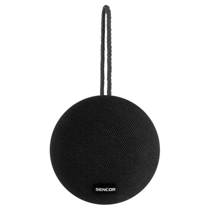 Sencor - Altavoz inalámbrico 3W 800 mAh IPX4 negro