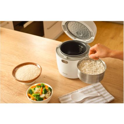 Sencor - Arrocera 350W/230V 0,6 l blanca