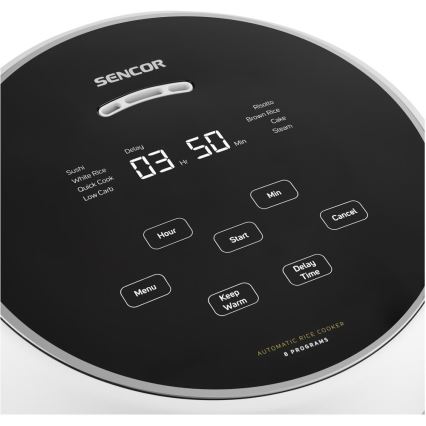 Sencor - Arrocera 350W/230V 0,6 l blanca