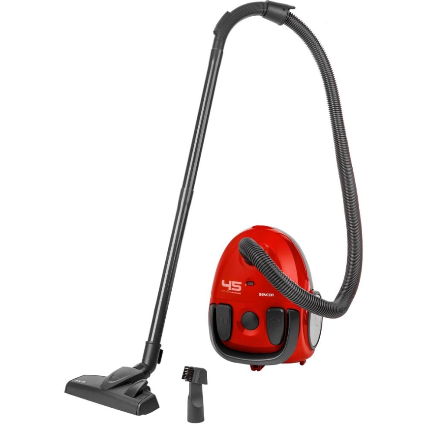 Sencor - Aspirador con bolsa 1,5 l 850W/230V rojo/negro