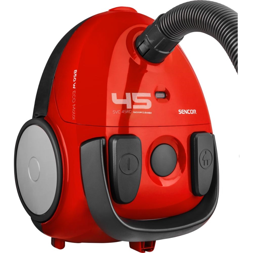 Sencor - Aspirador con bolsa 1,5 l 850W/230V rojo/negro