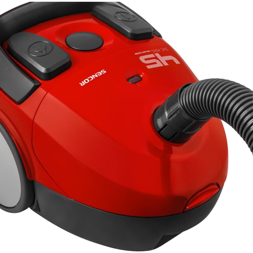 Sencor - Aspirador con bolsa 1,5 l 850W/230V rojo/negro