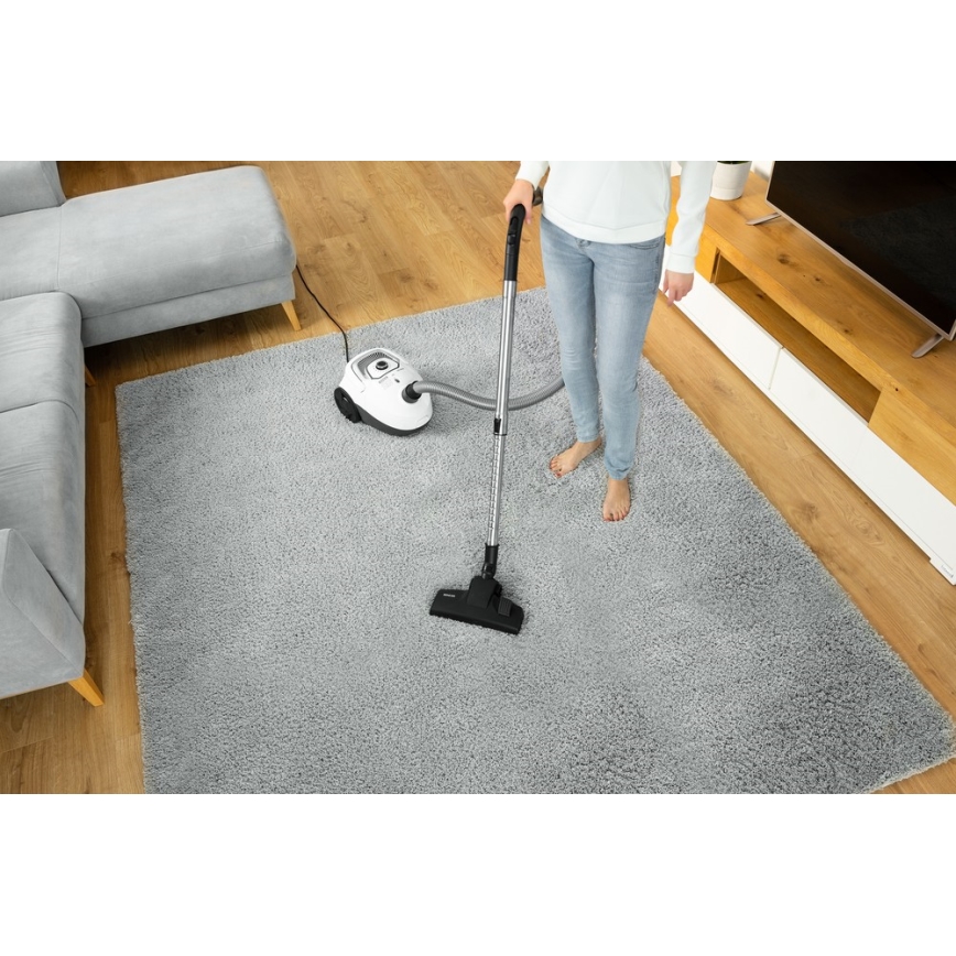 Sencor - Aspirador con bolsa 2 l 700W/230V blanco