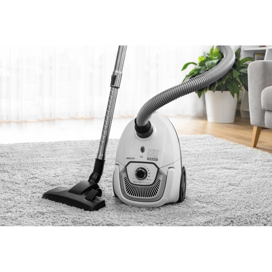 Sencor - Aspirador con bolsa 2 l 700W/230V blanco