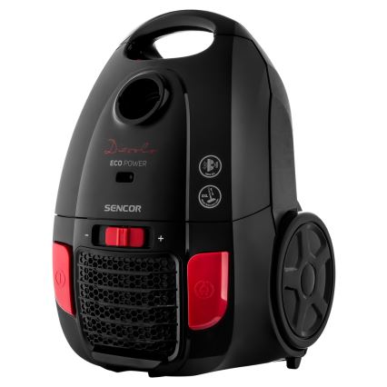 Sencor - Aspirador con bolsa 3 l 700W/230V negro/rojo