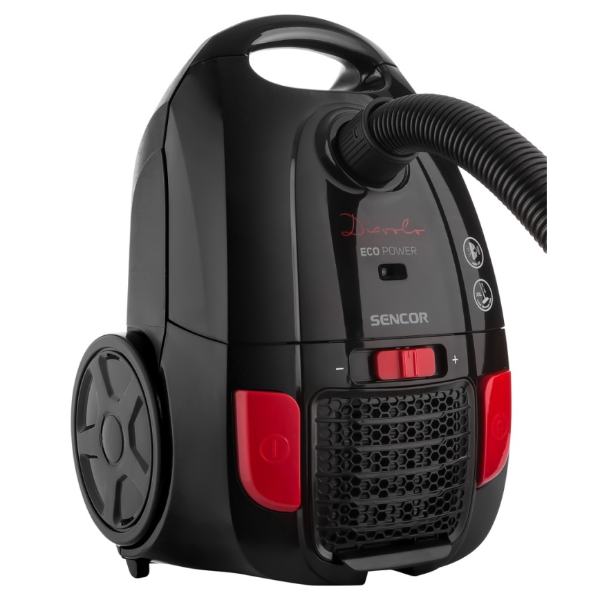 Sencor - Aspirador con bolsa 3 l 700W/230V negro/rojo