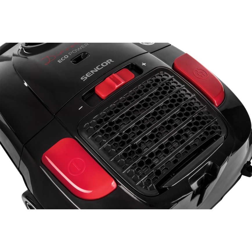 Sencor - Aspirador con bolsa 3 l 700W/230V negro/rojo