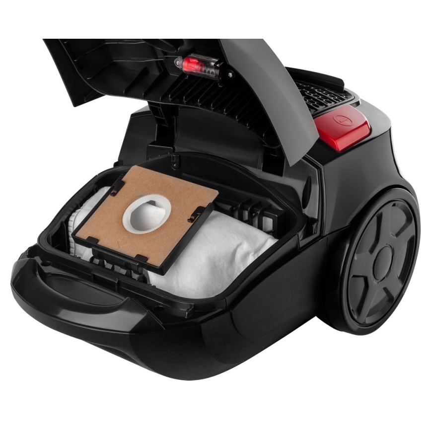 Sencor - Aspirador con bolsa 3 l 700W/230V negro/rojo