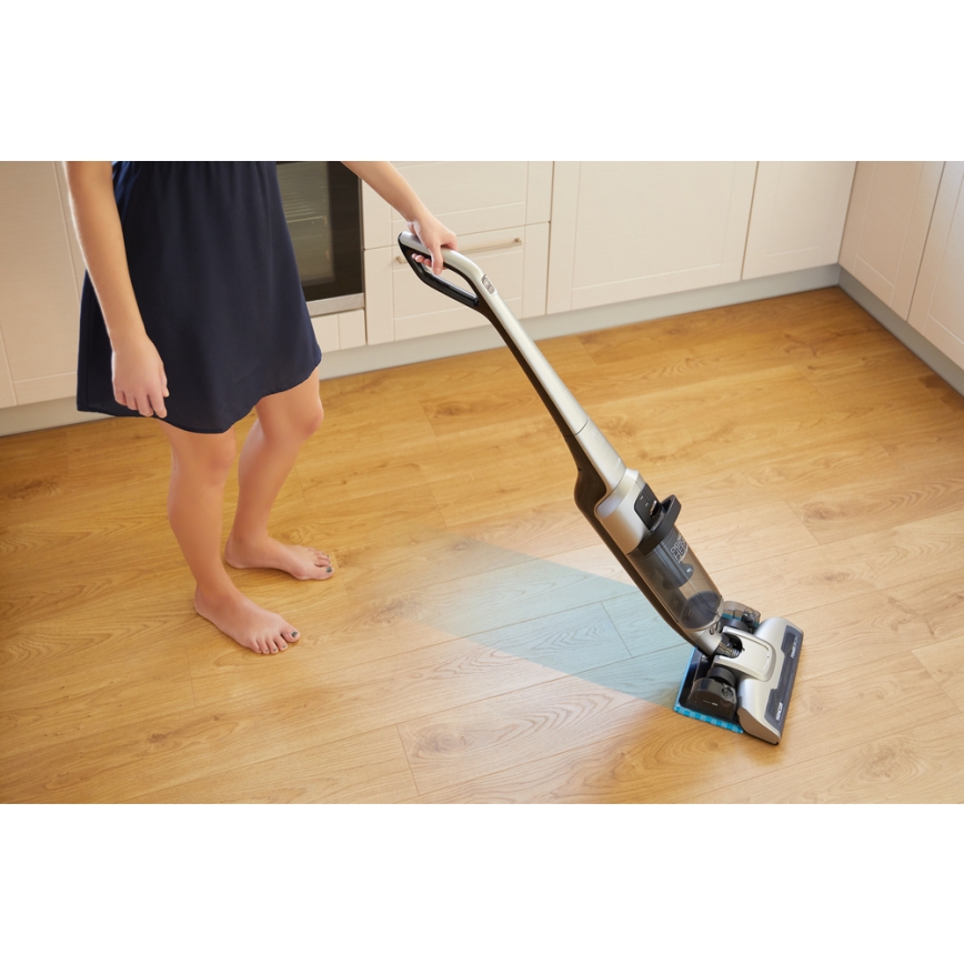 Sencor- Aspirador de varilla con cepillo giratorio eléctrico y mopa 150W/36V 2150 mAh