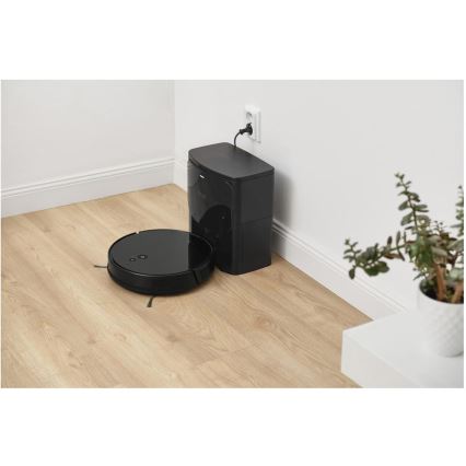 Sencor - Robot aspirador 2 en 1 con mopa, 16W/2600 mAh, Wi-Fi, negro + control remoto