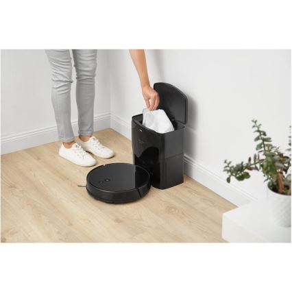 Sencor - Robot aspirador 2 en 1 con mopa, 16W/2600 mAh, Wi-Fi, negro + control remoto