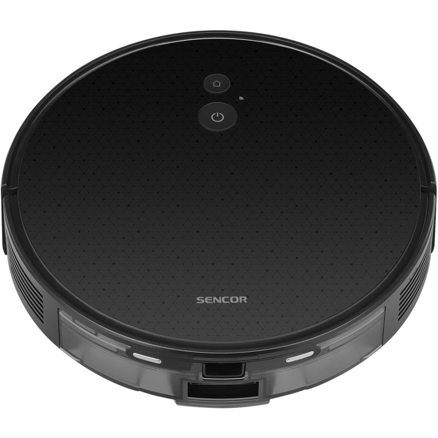 Sencor - Robot aspirador 2 en 1 con mopa, 16W/2600 mAh, Wi-Fi, negro + control remoto