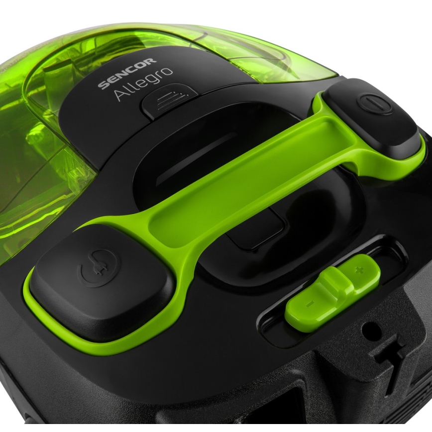 Sencor - Aspirador sin bolsa 1,5 l 890W/230V verde/negro