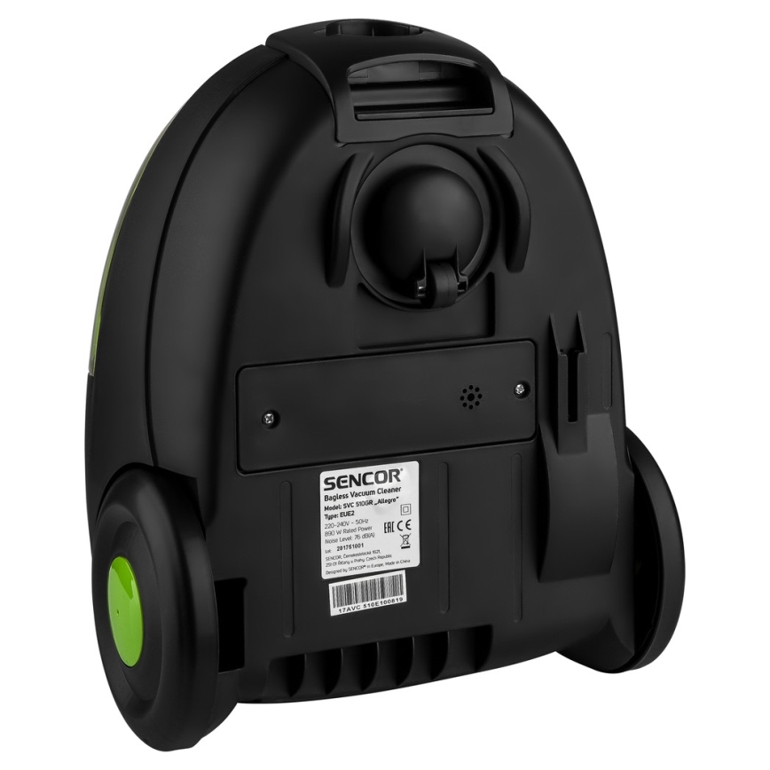Sencor - Aspirador sin bolsa 1,5 l 890W/230V verde/negro