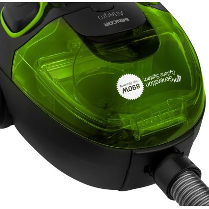 Sencor - Aspirador sin bolsa 1,5 l 890W/230V verde/negro