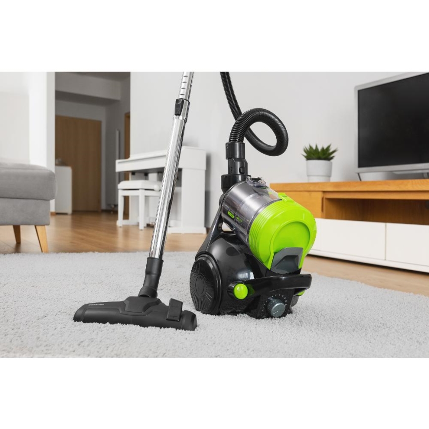 Sencor - Aspirador sin bolsa 2 l 700W/230V negro/verde