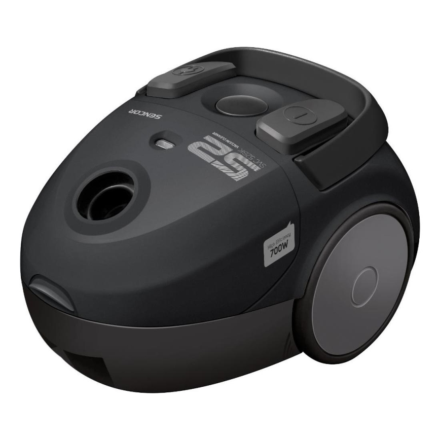 Sencor - Aspiradora con bolsa 1,5 l 700W/230V negro