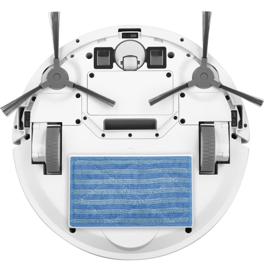 Sencor - Aspiradora robótica con fregona 2en1 18W/1500 mAh blanco + control remoto