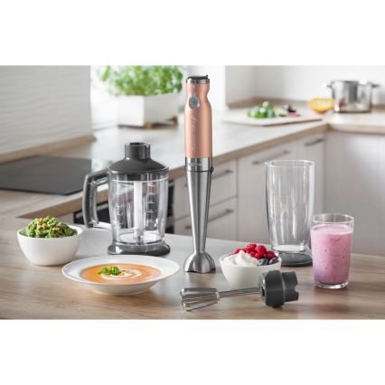 Sencor - Batidora de mano 4en1 1200W/230V acero inoxidable/cobre