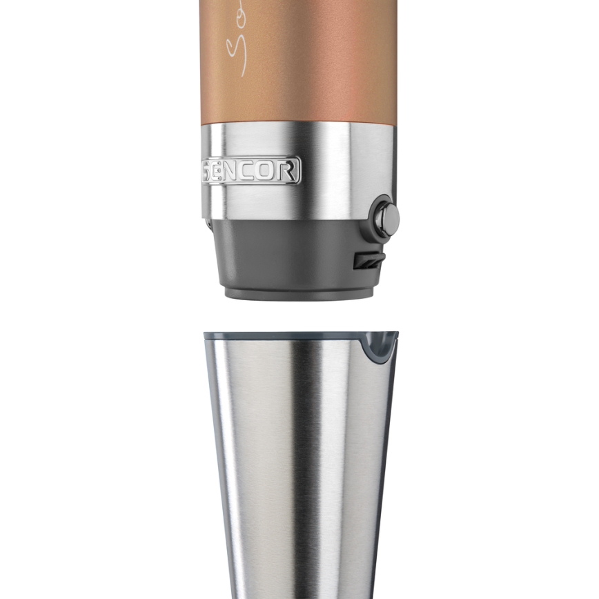 Sencor - Batidora de mano 4en1 1200W/230V acero inoxidable/cobre