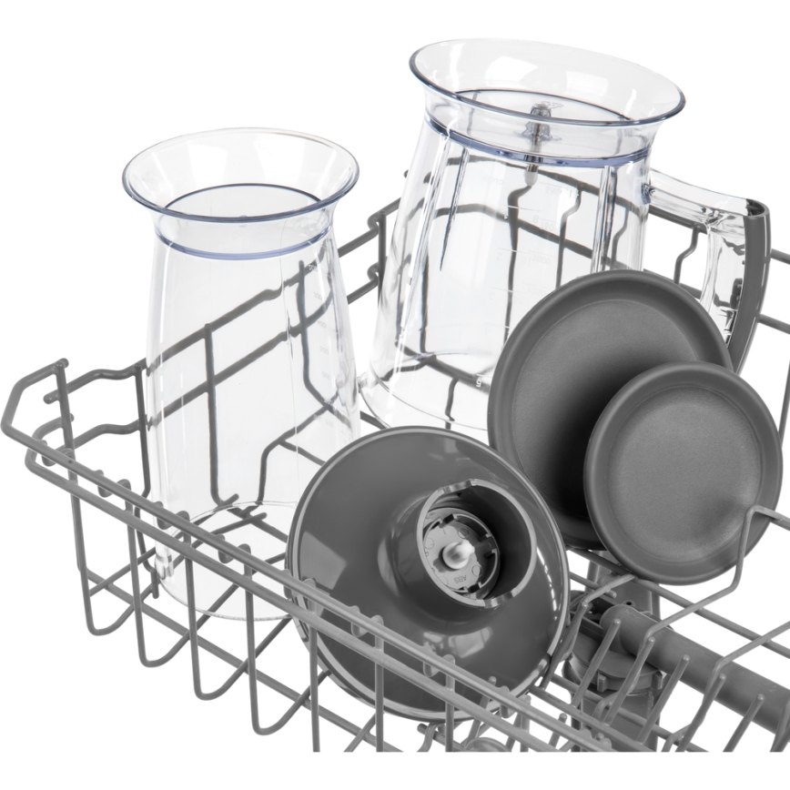 Sencor - Batidora de mano 4en1 1200W/230V acero inoxidable/morado