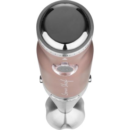 Sencor - Batidora de mano 4en1 1200W/230V acero inoxidable/oro rosa