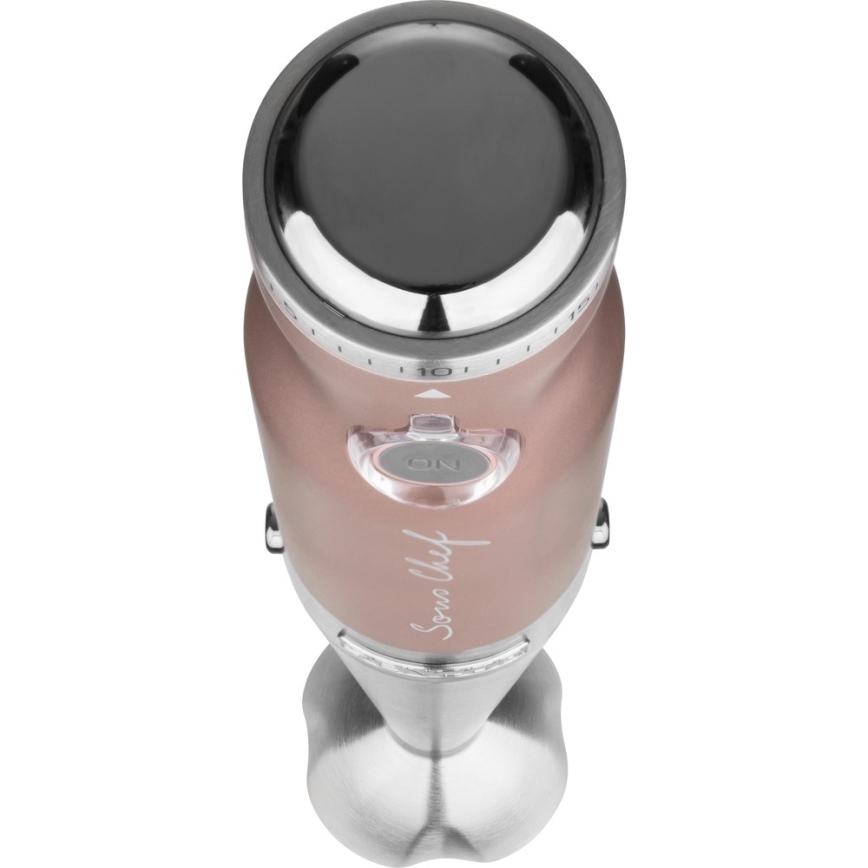 Sencor - Batidora de mano 4en1 1200W/230V acero inoxidable/oro rosa