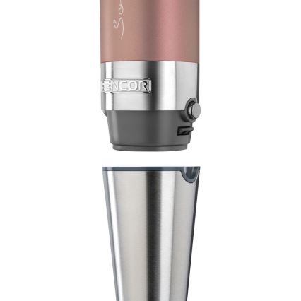 Sencor - Batidora de mano 4en1 1200W/230V acero inoxidable/oro rosa