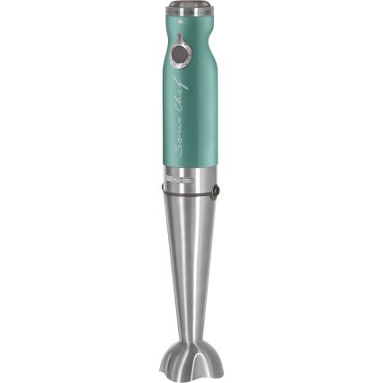 Sencor - Batidora de mano 4en1 1200W/230V acero inoxidable/turquesa