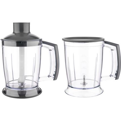 Sencor - Batidora de mano 4en1 1200W/230V acero inoxidable/turquesa