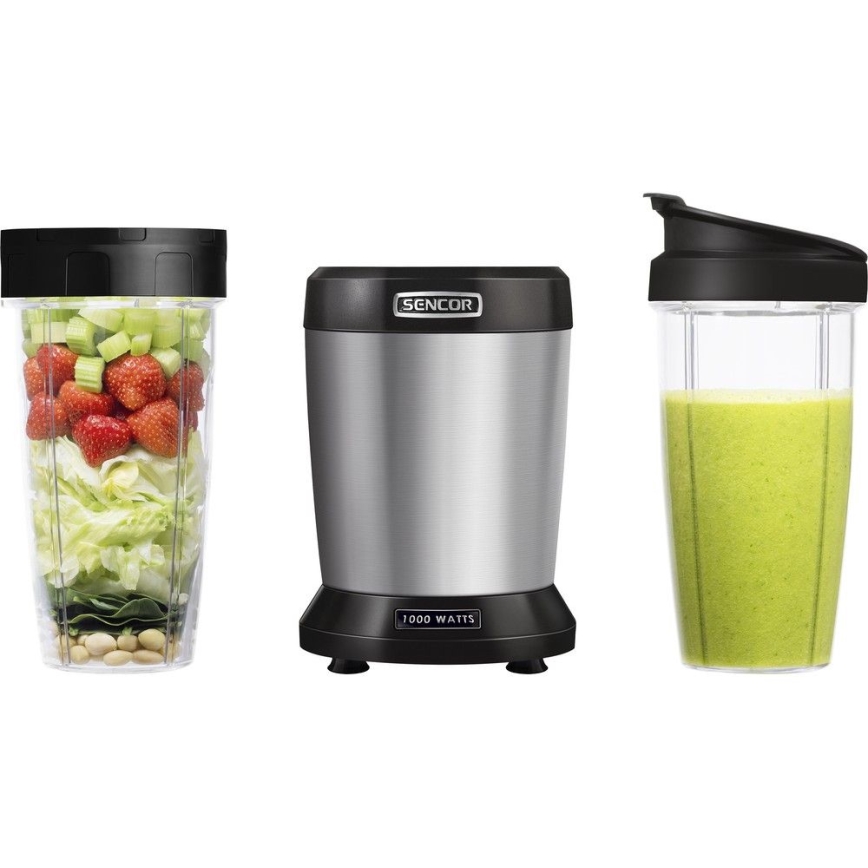 Sencor - Batidora de vaso 1000W/230V plata