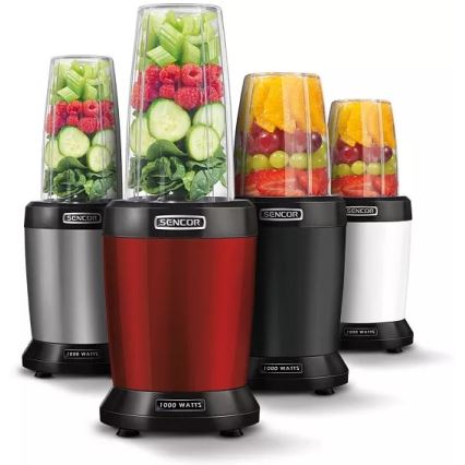 Sencor - Batidora de vaso 1000W/230V plata