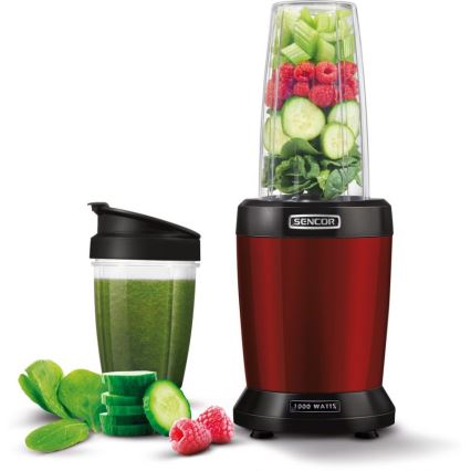 Sencor - Licuadora Nutri Smoothie 1000W/230V roja